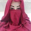 niqab ready to wear front picture deep pink