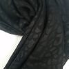 Self Printed Square Scarf - Black - Design 1