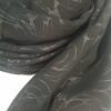 Self Printed Square Scarf - Black - Design 3