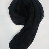 Self Printed Square Scarf - Black - Design 5