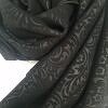 Self Printed Square Scarf - Black - Design 6 Self Printed Square Scarf - Black - Design 6