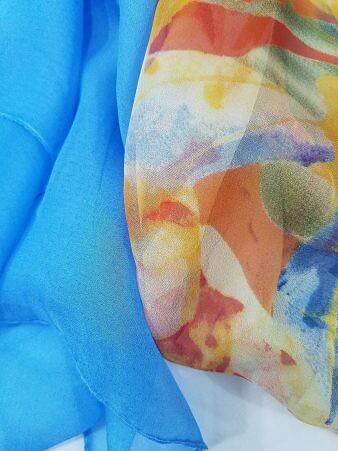 Chiffon Printed Scarf - Print 6 Chiffon Printed Scarf - Print 6