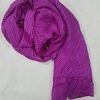 Crinkle Silk Scarf - Fuchsia