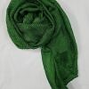 Crinkle Silk Scarf - Green