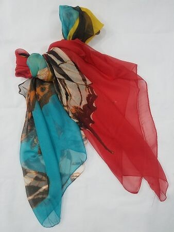 Chiffon Printed Scarf - Print 4