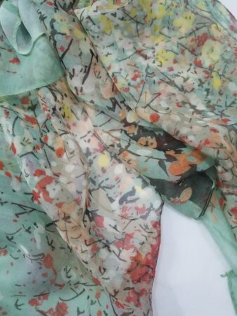 Chiffon Printed Scarf - Print 5