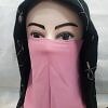 Elastic Half Niqab - Pink