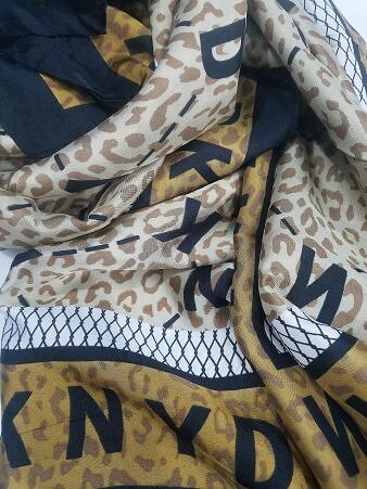 DKNY Silk Printed Scarf - Print 1
