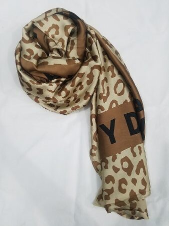 DKNY Silk Printed Scarf - Print 5