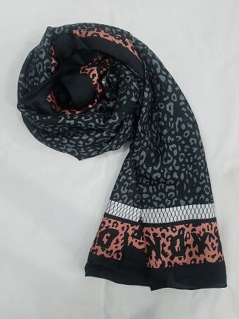 DKNY Silk Printed Scarf - Print 7