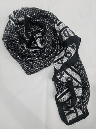 DKNY Silk Printed Scarf - Print 8 DKNY Silk Printed Scarf - Print 8