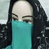 Elastic Half Niqab - Sea Green