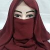 Niqab Ready to Wear - Dirty Maroon
