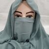 niqab ready to wear fern green front picture
