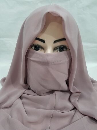 Niqab Ready to Wear - Mauve