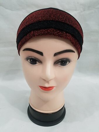 Shimmer Tie Back Bonnet - Rust Brown