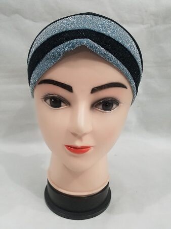Shimmer Tie Back Bonnet - Sky Blue Shimmer Tie Back Bonnet - Sky Blue