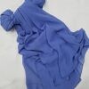 Plain Chiffon Scarf - Denim Blue Plain Chiffon Scarf - Denim Blue