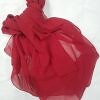 Plain Chiffon Scarf - Dirty Red