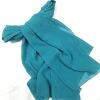 Plain Chiffon Scarf - Sea Blue Plain Chiffon Scarf - Sea Blue
