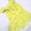 plain chiffon scarf yellow full picture