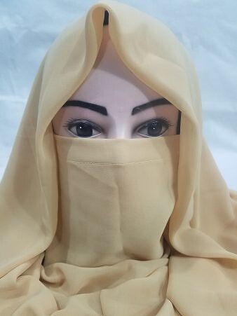 Niqab Ready to Wear - Fawn Niqab Ready to Wear - Fawn