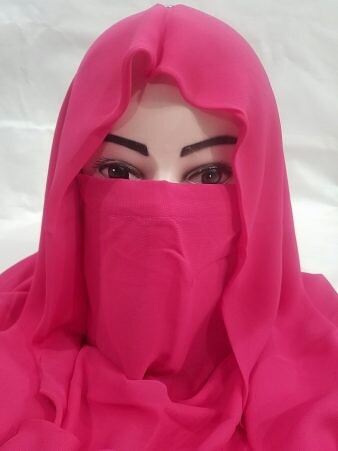 Niqab Ready to Wear - Fuchsia