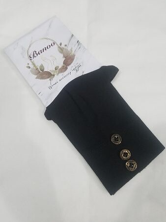 Button Sleeves - Black Button Sleeves - Black