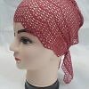 Lace Tie Back Bonnet Cap - Rosewood Lace Tie Back Bonnet Cap - Rosewood