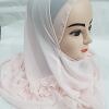 Two Loops Chiffon Instant Hijab with Frill - Light Pink Two Loops Chiffon Instant Hijab with Frill - Light Pink