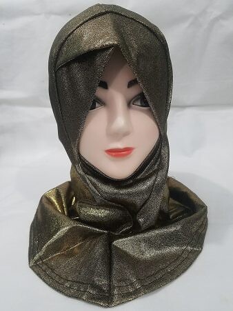 Shimmer Cross Over Ninja Underscarf – Golden Brown - Small Shimmer Cross Over Ninja Underscarf – Golden Brown - Small