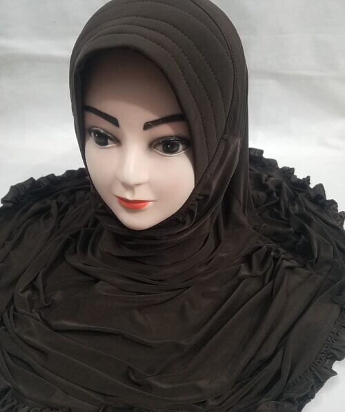 hooded makna chocolate brown