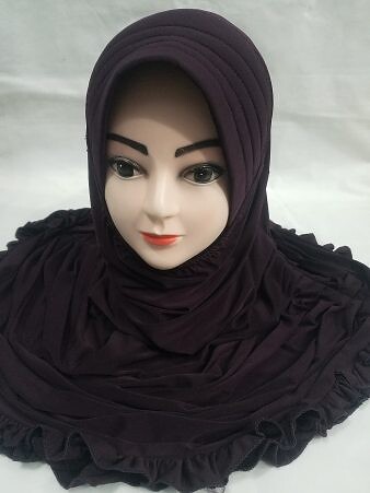 Hooded Ready to Wear Makna - Eggplant Hooded Ready to Wear Makna - Eggplant