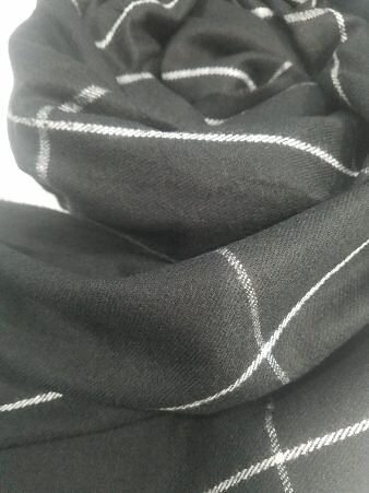 Woolen Shawl - Black