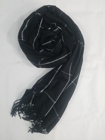 Woolen Shawl - Black