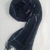 woolen shawl navy blue front picture