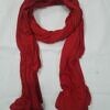 cotton jersey plain scarf red