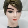 shimmery side parting cap olive green