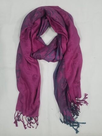 Printed Multicolor Viscose Scarf - Print 3
