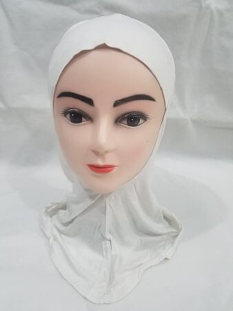 Plain Ninja Underscarf - White