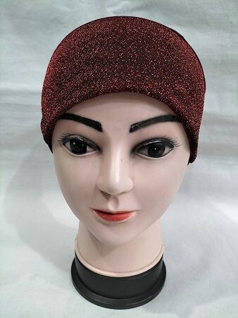 Shimmer Under Cap - Maroon