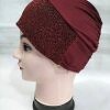 Shimmer Under Cap - Maroon