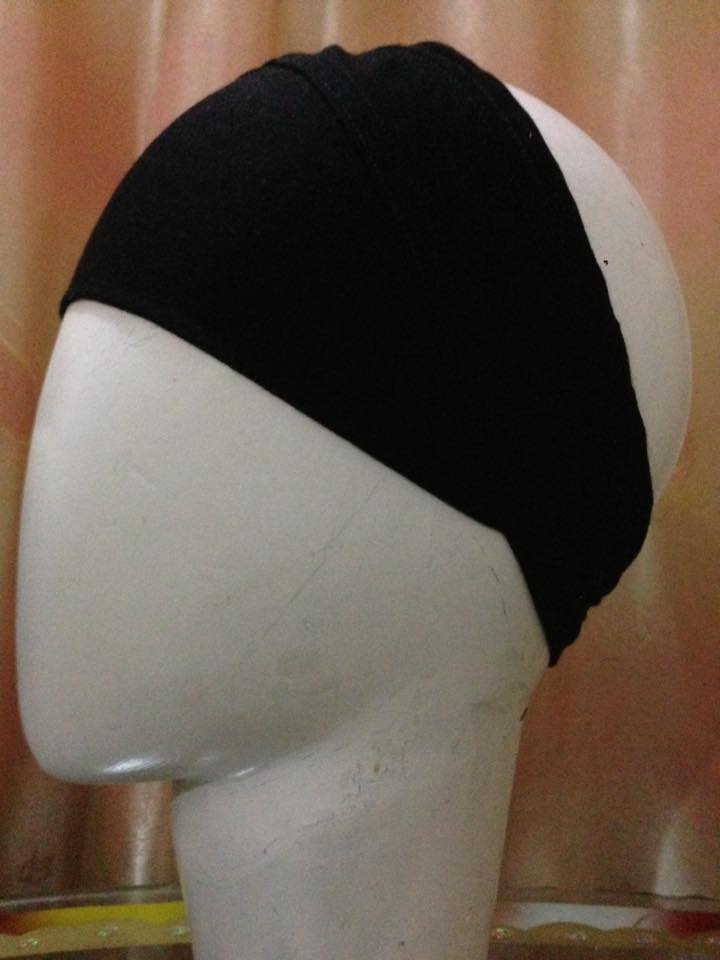 Bandana Headband - Black - Suzain Hijabs