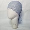 Lace Tie Back Bonnet Cap - Grey Lace Tie Back Bonnet Cap - Grey