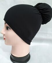 Bun Back Underscarf - Black