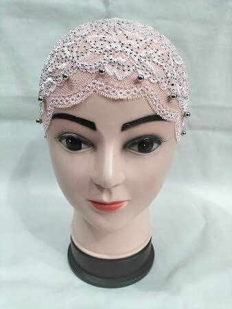 Fancy Lace Cap - Pink