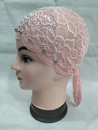 Fancy Lace Cap - Pink