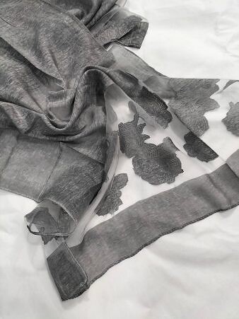 Organza Scarf - Grey Organza Scarf - Grey