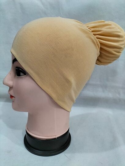 Bun Back Underscarf - Light Golden