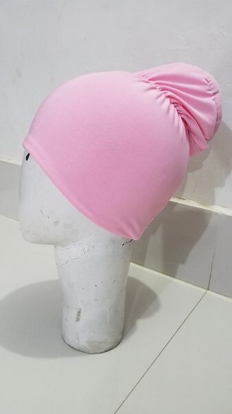 Bun Back Underscarf - Baby Pink